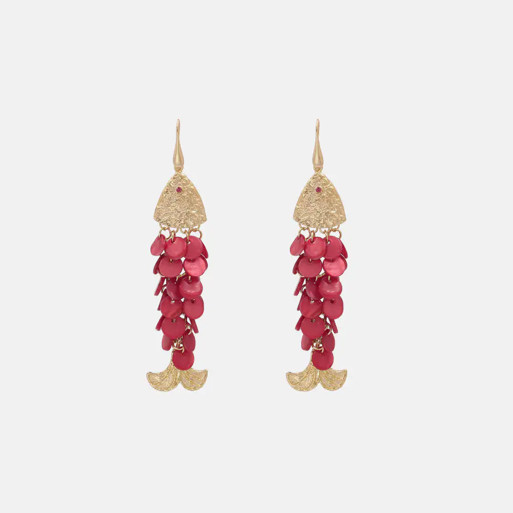 Fish Shape Dangle Earrings