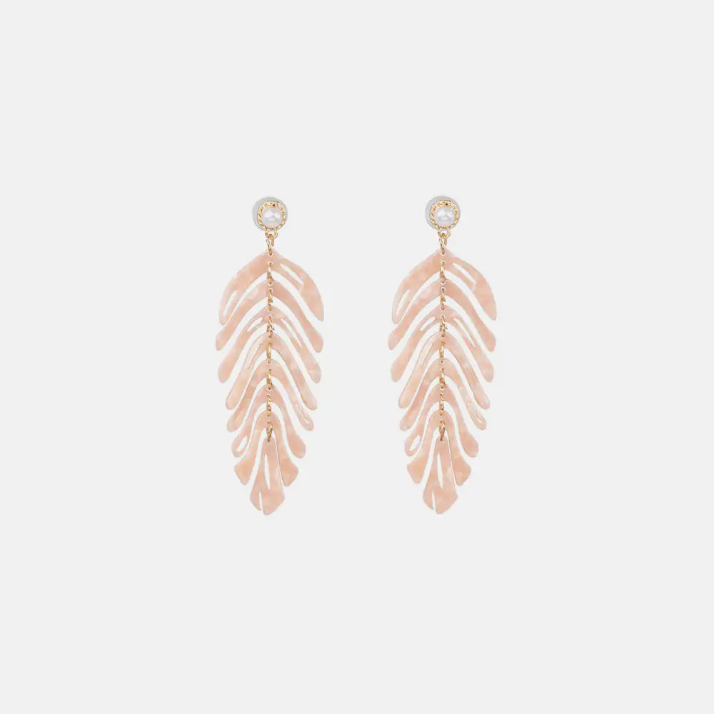 Leaf Shape Dangle Earrings